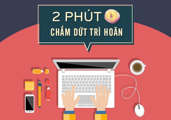 Quy tắc 2 phút – bí mật thoát khỏi trì trệ của người thành công
